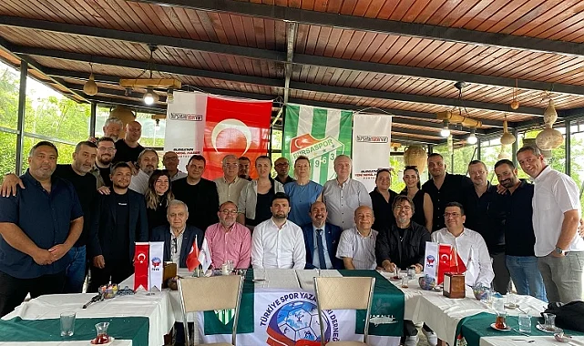 TSYD Bursa Şubesi Enes Çelik'i ağırladı