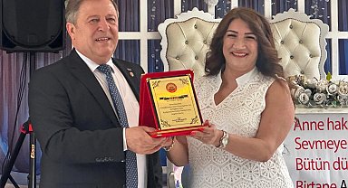 TÜED'den İGFA'ya anlamlı plaket