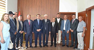 Türkiye Muhtarlar Federasyonu Genel Başkanı Salihli'de temaslarda bulundu