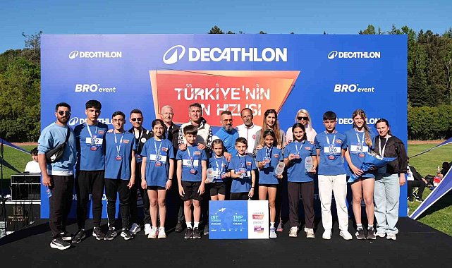 Türkiye'nin en hızlı çocukları belli oldu