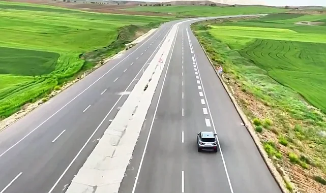 Türkiye'de bir ilk... Nallıhan-Beypazarı 'melodili yol' oldu