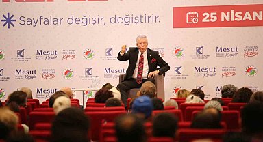Uğur Dündar, Kepez Kitap Fuarı'nda anılarını paylaştı