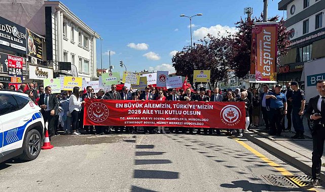 Uluslararası Aile Günü 81 ilde "Aile Yılı Yürüyüşü" ile kutlandı