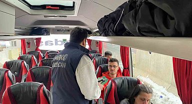 Uyuşturucuya karşı 440 yolcu bilgilendirildi