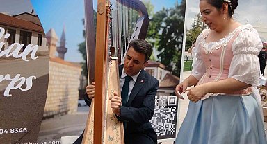 Vali Aygöl, arp sanatçısı gibi hünerlerini sergiledi