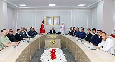 Vali yardımcılarıyla değerlendirme yapıldı