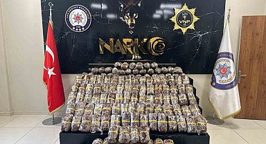 Van'da 84 kilo 460 gram esrar ele geçirildi