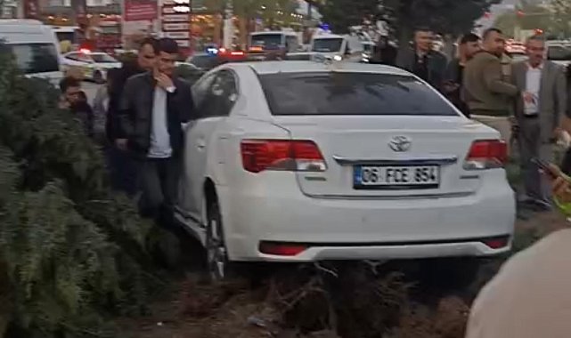 Van'da kontrolden çıkan araç ağaca çarptı: 2 yaralı