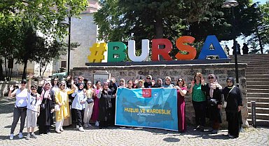 Van'dan gelen şehit ve gezi yakınları Bursa'ya hayran kaldı