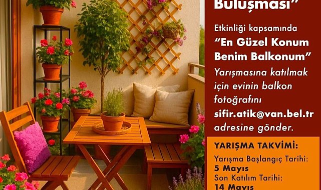 Van'ın en güzel balkonu seçiliyor