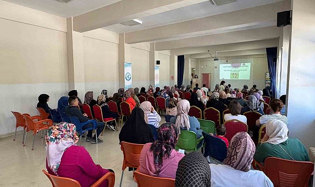 Velilere sağlıklı yaşam ve beslenme eğitimi verildi
