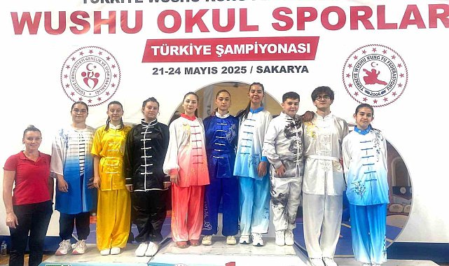 Wushu Türkiye Şampiyonası'nda Eskişehir'den başarı