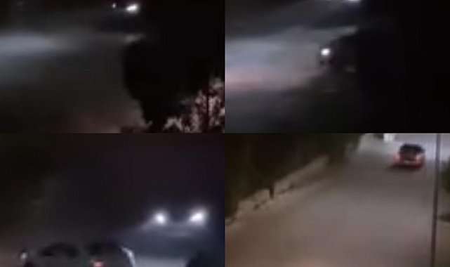 Yakalanırlarsa 46'şar bin TL ceza yiyecekler: Okulun bahçesinde drift attılar