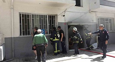 Yalova'da apartman dairesinde çıkan yangında bir kişi dumandan etkilendi