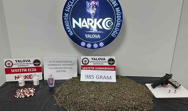 Yalova'da uyuşturucu operasyonunda 2 tutuklama
