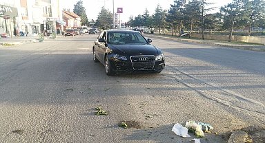 Yalvaç'ta otomobil ile motosiklet çarpıştı: 1 yaralı
