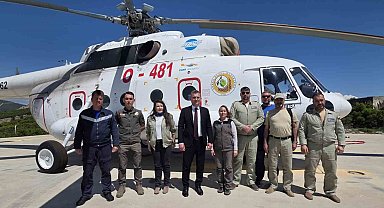 Yatağan'da orman yangınlarına karşı hava gücü göreve başladı