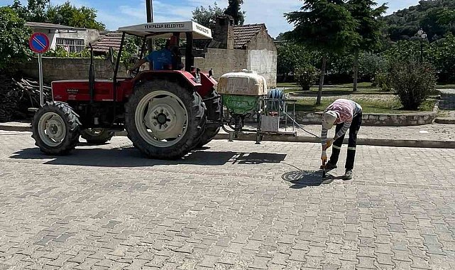 Yenipazar'da haşerelere karşı ortak mücadele