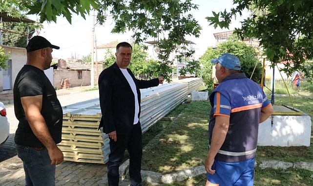 Yenipazar'daki parklar, meydanlar ve caddeler güzelleşiyor