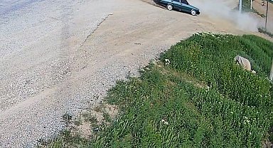 Yolu kapatıp drift attılar, bu da yetmezmiş gibi havaya ateş açtılar