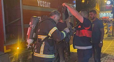 Yozgat'ta iş yeri yangını