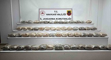 Yüksekova'da 34 kilo kubar esrar ele geçirildi