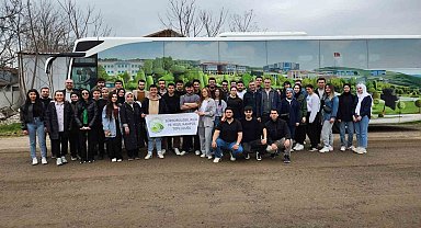 Yüzlerce fidan toprakla buluştu