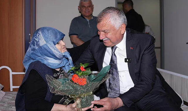 Zeydan Karalar'dan huzurevine ziyaret