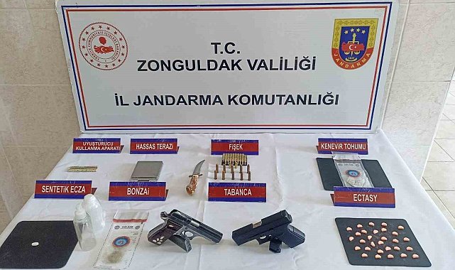 Zonguldak'ta eş zamanlı uyuşturucu operasyonunda 7 şüpheli yakalandı