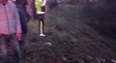 Zonguldak'ta otomobil dereye devrildi: 4 yaralı