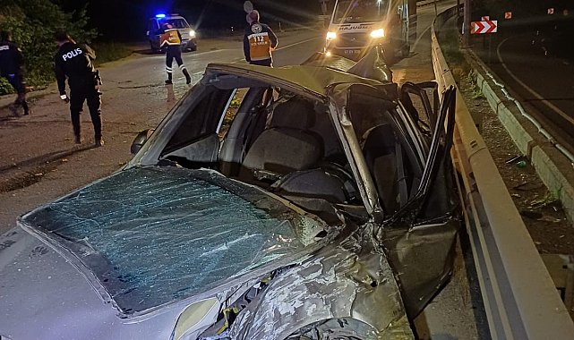 Zonguldak'taki trafik kazasında 24 yaşındaki genç hayatını kaybetti