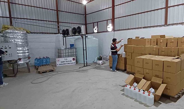 10 milyon liralık kaçak alkol operasyonu: 4 gözaltı