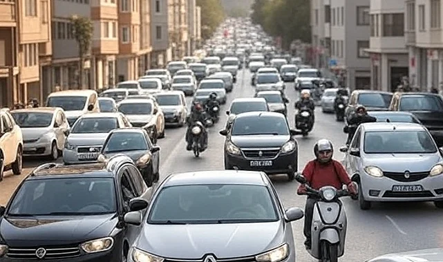 210 bin 295 taşıt daha trafiğe eklendi... Mayıs'ta motosiklet ve otomobil öne çıktı