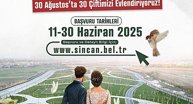30 Ağustos'ta 30 çifte nikah töreni