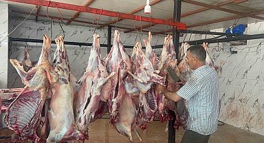 300 yetim ve ihtiyaç sahibi aileye 44 hayvan eti ulaştırıldı