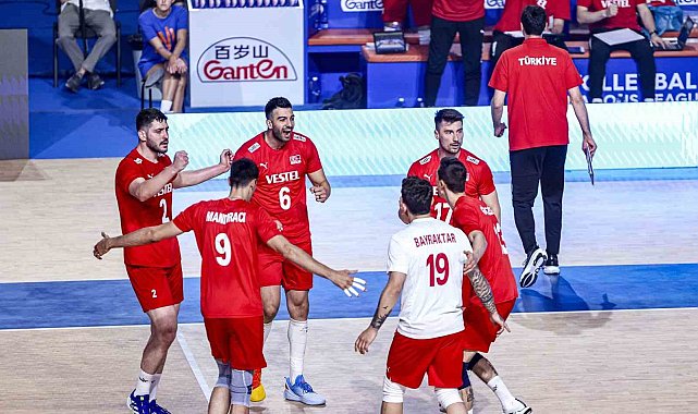 A Milli Erkek Voleybol Takımı, Slovenya'ya 3-0 mağlup oldu