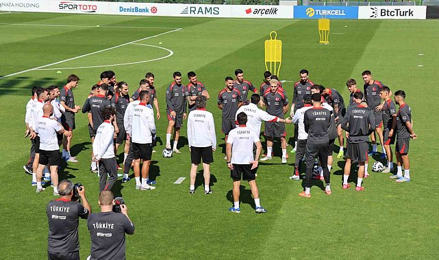 A Milli Takım, ABD maçının hazırlıklarına başladı