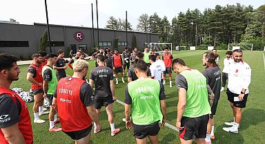 A Milli Takım, ABD maçının hazırlıklarını sürdürüyor