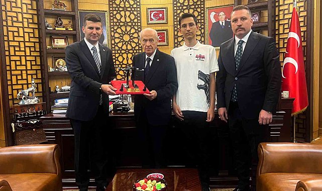 ABD yolundaki 'TÜRKHAN' MHP Lideri Bahçeli'ye hediye edildi