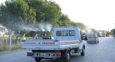 Acarlar'da sivrisinekle mücadele çalışması sürüyor