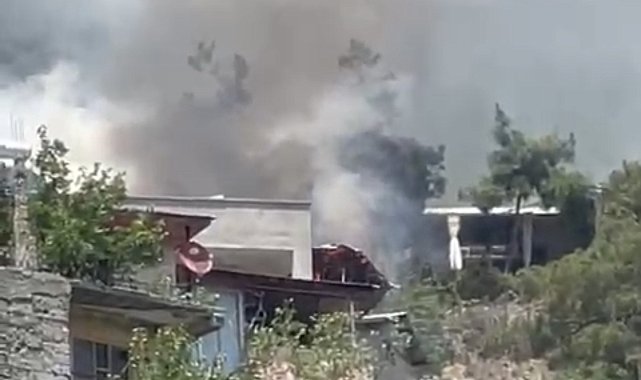 Adana Feke'de ev yangını: Orman ve itfaiye ekipleri söndürdü