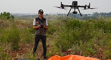 Adana'da ormanlar uçan gözle denetime alındı