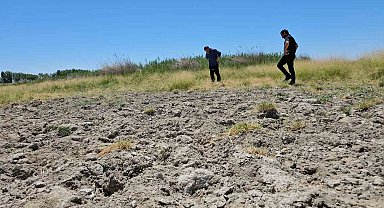 Adilcevaz Heybeli Gölü kurudu