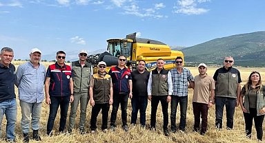 Afyonkarahisar'da hububat hasadı başladı