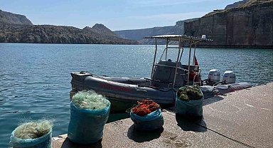 Ağ ile avlanma yasağına uymayan şahsı jandarma yakaladı