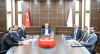 Ağrı'da haftalık çalışma grubu toplantısı yapıldı
