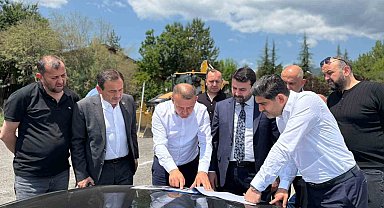 AK Parti heyeti, belediye çalışmalarını inceledi