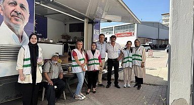 AK Parti'den kapalı pazar alanında üye standı