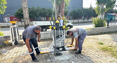 Akdeniz Belediyesi park ve yeşil alanlarda çalışmalarını hızlandırdı