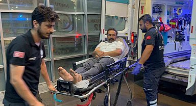 Akrebin soktuğu kişi hastaneye kaldırıldı
